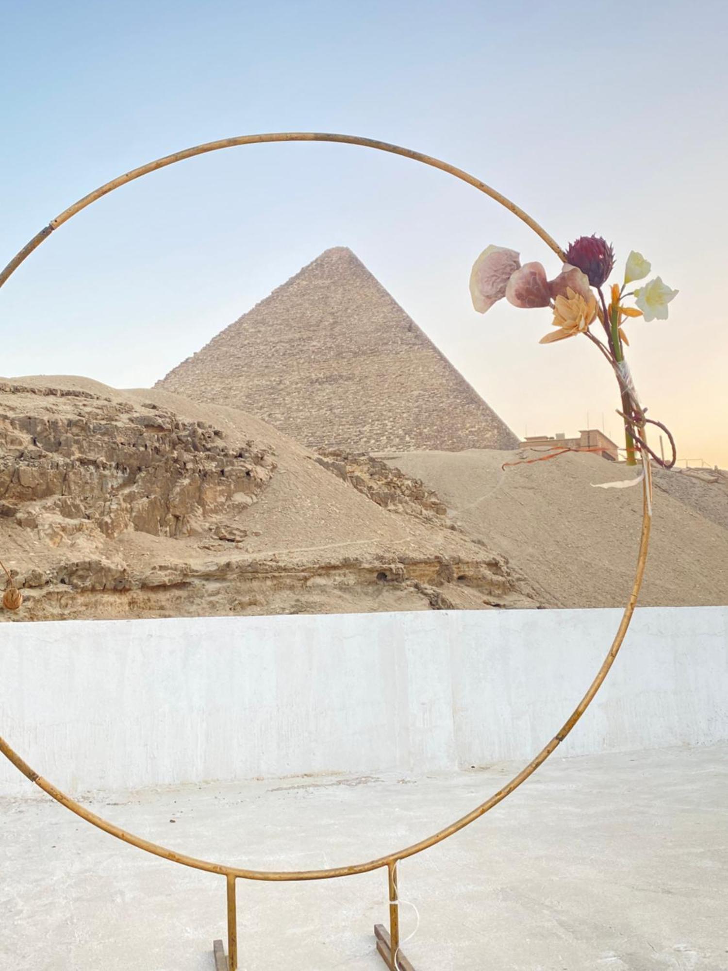 The Grand Pyramids View Hotel Kafret el-Gabal المظهر الخارجي الصورة
