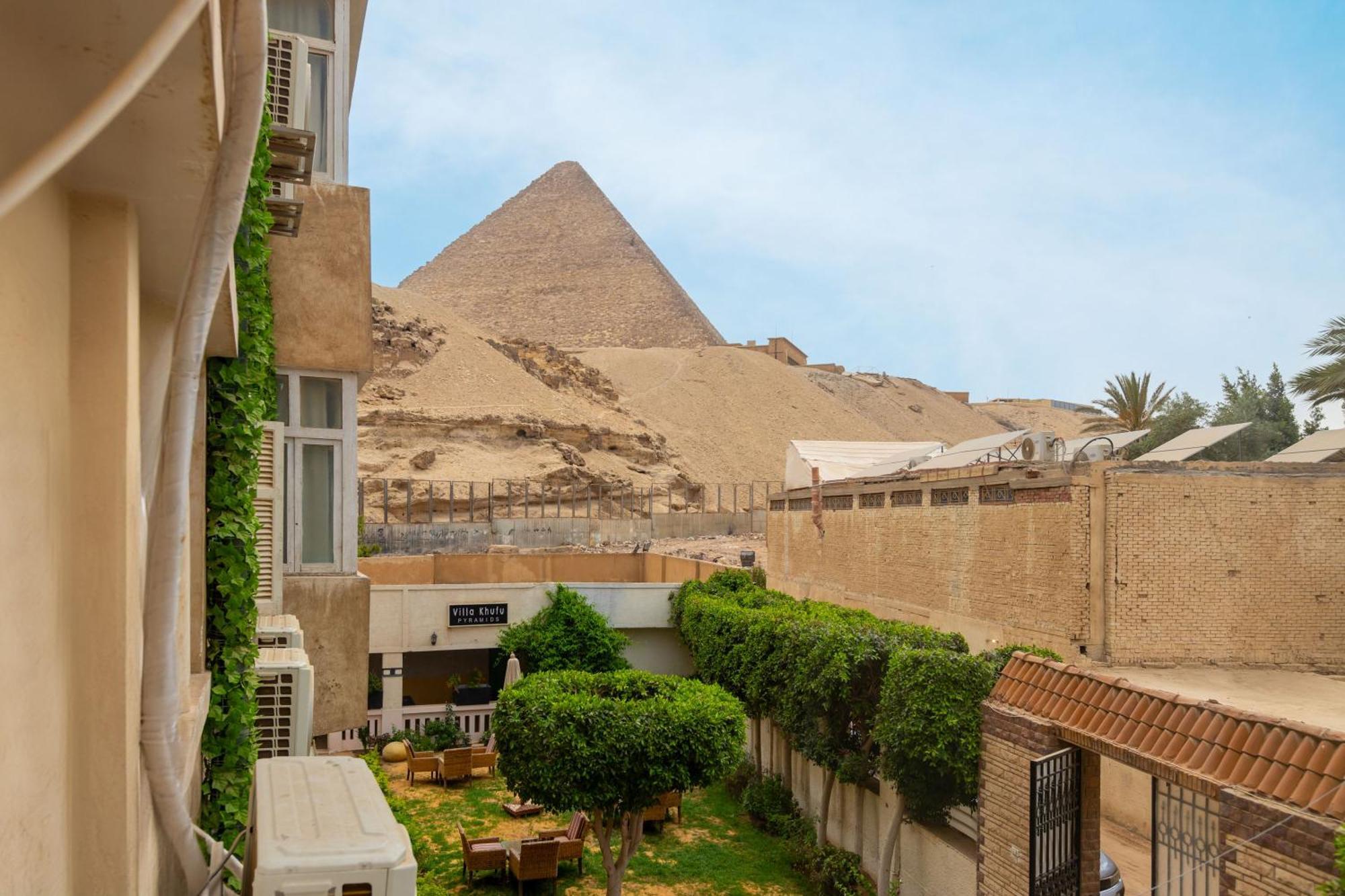 The Grand Pyramids View Hotel Kafret el-Gabal المظهر الخارجي الصورة