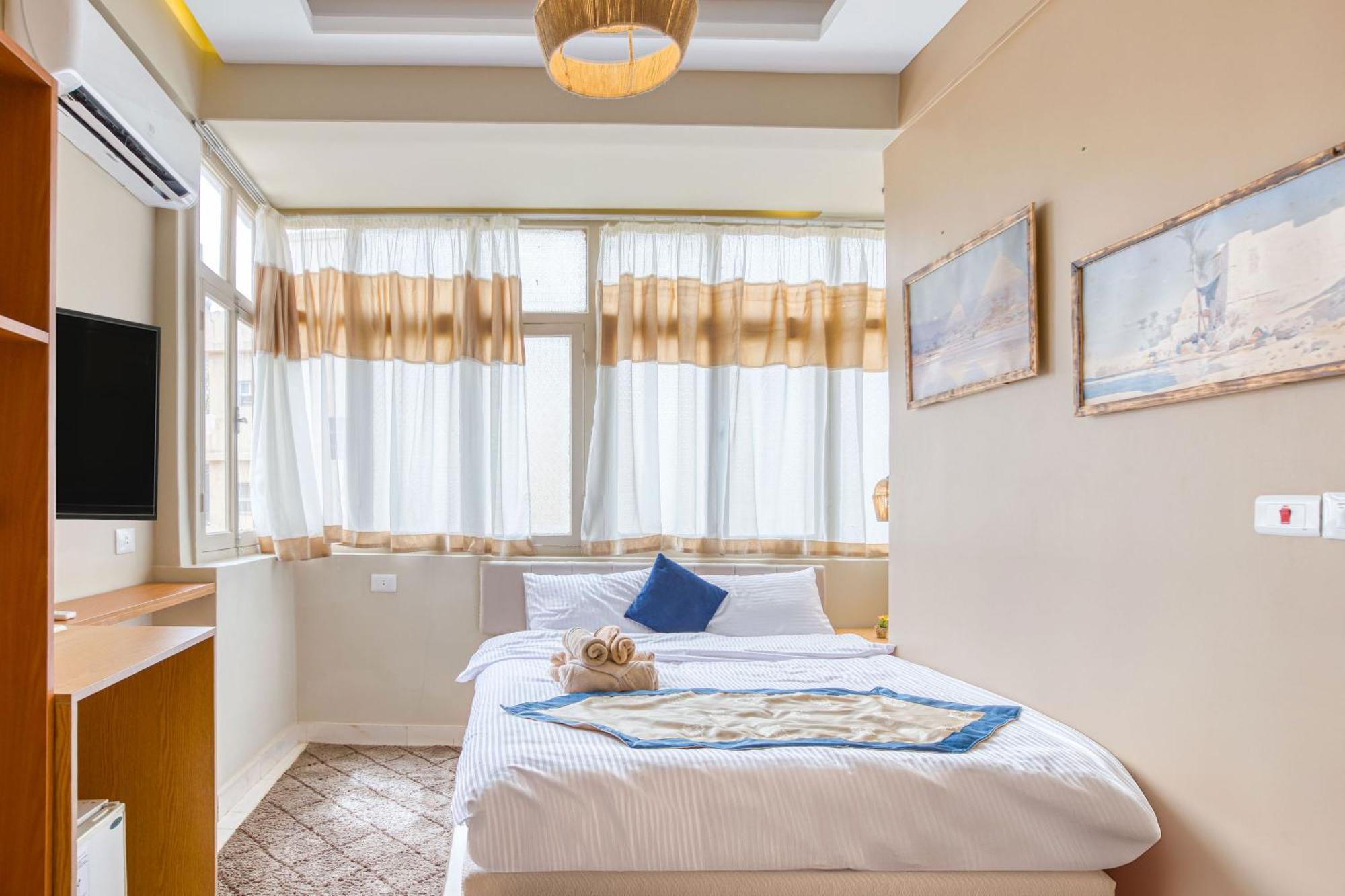 The Grand Pyramids View Hotel Kafret el-Gabal الغرفة الصورة