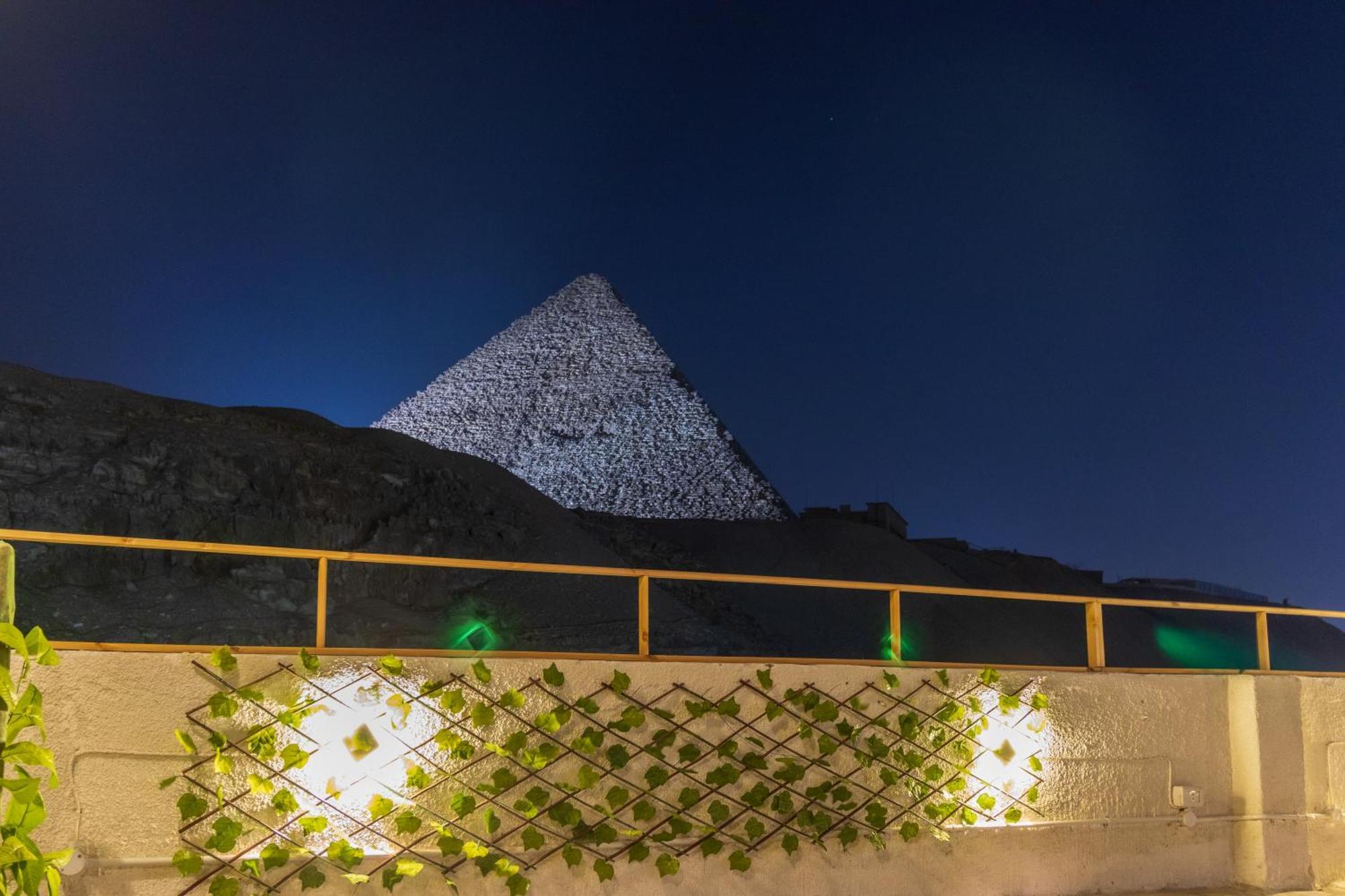 The Grand Pyramids View Hotel Kafret el-Gabal المظهر الخارجي الصورة